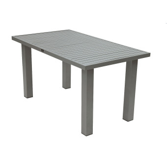 Állítható magasságú alumínium asztal 140x80 cm TITANIUM (2 az 1-ben) - BútorWebáruház24 - Bútor vásárlás online olcsón