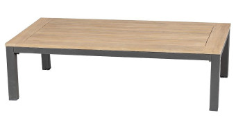 Alumínium asztal 130x69 cm TANZANIA - BútorWebáruház24 - Bútor vásárlás online olcsón