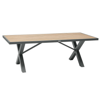Alumínium étkezőasztal 220x100 cm TANZANIA - BútorWebáruház24 - Bútor vásárlás online olcsón