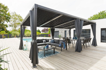 Kerti alumínium pavilon LUXURY 6x3