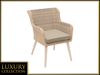 Kerti rattan étkezőszék MALIBU (cappuccino) - BútorWebáruház24 - Bútor vásárlás online olcsón