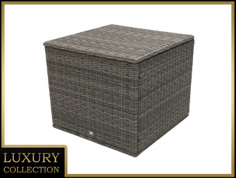 Kerti tárolódoboz 90 x 90 cm BORNEO LUXURY (szürke) - BútorWebáruház24 - Bútor vásárlás online olcsón