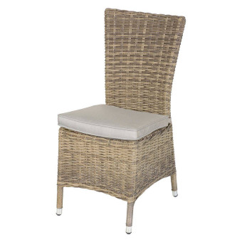 Rattan étkező szék BORNEO LUXURY (barna) - BútorWebáruház24 - Bútor vásárlás online olcsón