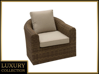 Rattan fotel BORNEO LUXURY (barna) - BútorWebáruház24 - Bútor vásárlás online olcsón