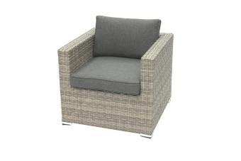 Rattan fotel SEVILLE (szürke) - BútorWebáruház24 - Bútor vásárlás online olcsón