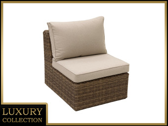 Rattan középső része BORNEO LUXURY (barna) - BútorWebáruház24 - Bútor vásárlás online olcsón