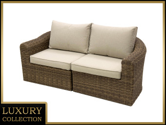 Rattan pad 2 fő részére BORNEO LUXURY (barna) - BútorWebáruház24 - Bútor vásárlás online olcsón