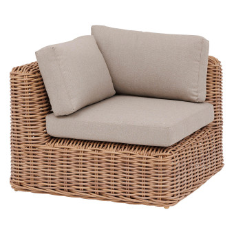 Rattan sarokfotel MALAGA - BútorWebáruház24 - Bútor vásárlás online olcsón