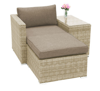 Rattan változó készlet SEVILLA 2in1 (bézs) - BútorWebáruház24 - Bútor vásárlás online olcsón