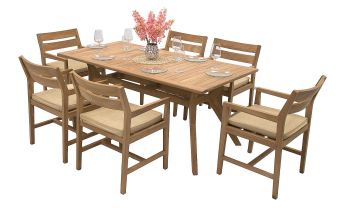 Teak kerti elrendezés WINSTON 1+6 - BútorWebáruház24 - Bútor vásárlás online olcsón