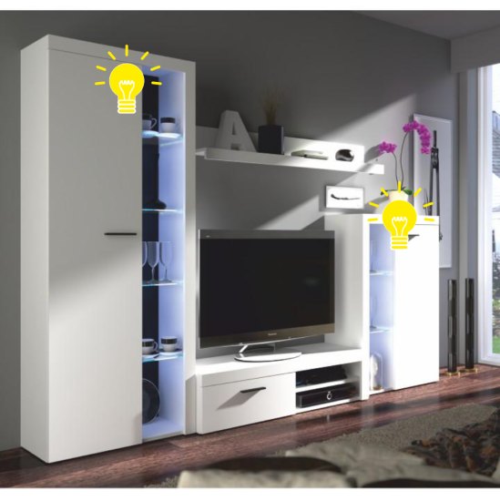 6-pontos LED világítás