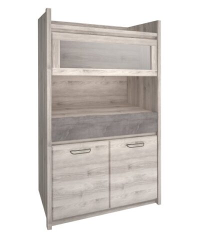 Alacsony vitrin 2D1W1S